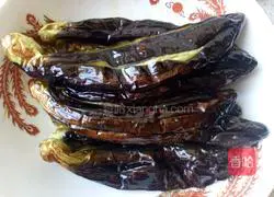 Illustration of how to make sauced eggplant 7