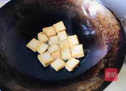 Illustration of how to make salt-fried tofu 5