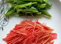 Illustration of how to make potato shreds 2