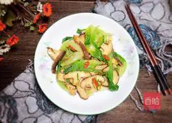 Illustration of how to make fried mushrooms with lettuce 13