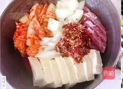 Illustration of how to stew Korean spicy cabbage 6