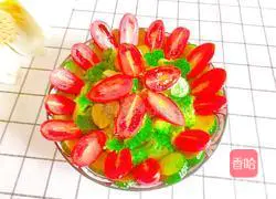 Illustration of how to make green and red flowers 15