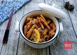 Illustration of how to make chicken feet with lemon and pickled pepper 17