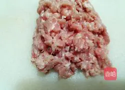 Illustration of making tofu meatballs 5