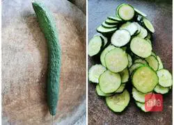 Illustration of how to make sweet and sour cucumber 1