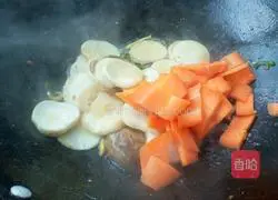 Illustration of how to make vegetable fried assorted vegetables that consume oil 4