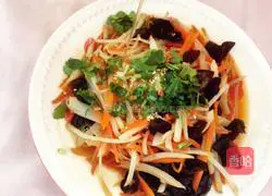 Illustration of how to make steamed three colors 9