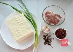 Illustration of home-style spicy tofu recipe 1