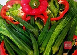 Illustration of how to make seasonal vegetable platter 14