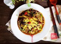 Illustration of how to make cold cucumber and eggplant 15