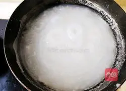 Illustration of how to make homemade jelly (bean powder) 8