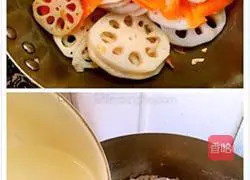 Illustration of how to make fried lotus root slices 5