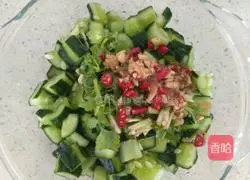 Illustration of how to make cold cucumber 18