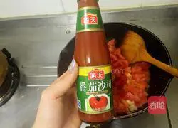 Illustration of how to make tomato scrambled eggs 6