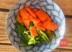 Illustration of how to make fried mushrooms with green pepper 2