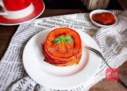 Illustration of home-style fried tomatoes 12