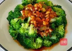 Illustration of how to mix broccoli 5