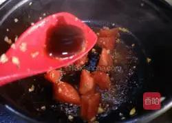 Illustration of how to make tomato vermicelli pot 7