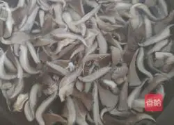 Illustration of homemade fried mushrooms 2