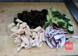 Illustration of how to make cold dishes 1