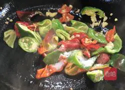 Illustration of how to make spicy stir-fried radish sprouts with shrimp skin 6