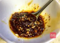 ~Illustration of how to make field rapeseed with oyster sauce and garlic paste 12