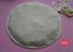 Illustration of how to make spinach cake 8