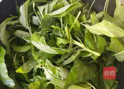 Illustration of how to make amaranth mixed with vermicelli 3