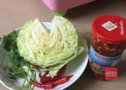 Illustration of how to stir-fry cabbage 1