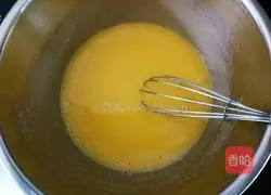 Illustration of how to make black sesame egg rolls 2