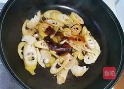 Today I eat vegetarian mushrooms and roasted bamboo shoots Illustration of how to do it 4