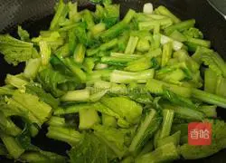 Illustration of how to make vegetarian stir-fried spring vegetables 9