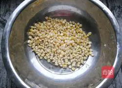 Jinyumantang (fried peas and corn) recipe 2