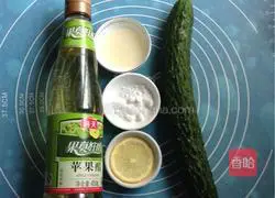 Illustration of how to make sweet and sour cucumber 1