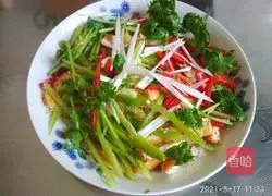 Cold fried tofu recipe 3