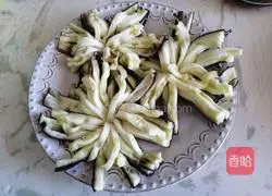 # steamed vegetables#Chrysanthemum and eggplant recipe illustration 9