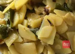 Illustration of how to stew potato slices 7