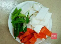 Fry the king oyster mushrooms Illustration of how to make carrots 2