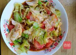 Illustration of how to make vegetarian stir-fried shredded cabbage 6