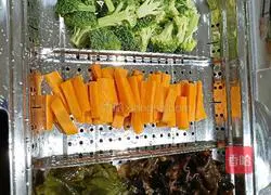 Illustration of how to make steamed cold vegetables 2