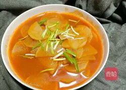 Illustration of how to make tomato-flavored radish stew 5