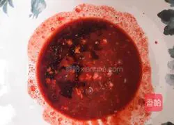 Rose fermented bean curd mixed with tofu# Summer Refreshing Light Food# Recipe Illustration 3