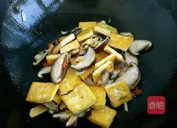 Illustration of how to cook tofu with mushrooms 7