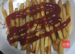 Illustration of how to make homemade French fries 6