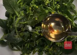 Illustration of steamed rapeseed flower moss 6