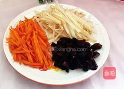 Illustration of how to make steamed three colors 2