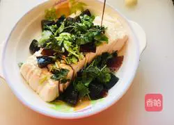 Festival cold dish - new version of preserved egg tofu recipe illustration 6