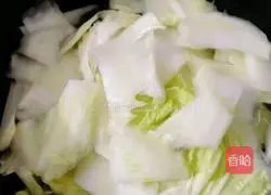 Illustration of how to make fried vermicelli with cabbage 6
