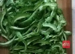 Cold Illustration of how to make bitter melon 1