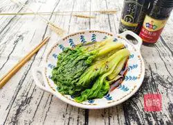 Illustration of how to make lettuce in oyster sauce 11